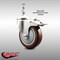 Service Caster 4 Inch 316SS Maroon Polyurethane Swivel 10mm Stem Caster Total Lock Brake SCC-SS316TSTTL20S414-PPUB-MRN-M1015 - alternate 3